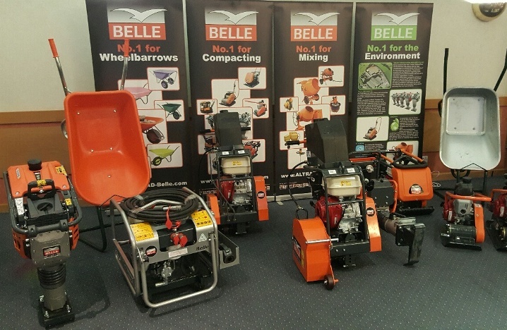 ALTRAD Belle are set up and ready to go at the HAUC show
